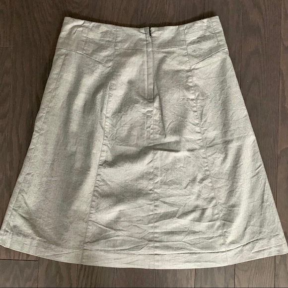 RW&Co Gray Fully Lined Skirt - Picture 3 of 5